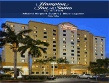 Tablet Screenshot of m.hamptoninnmiamiairport.com